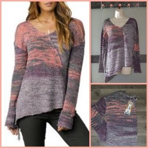 NWT prAna Vignette Sweater SZ M Purple Tart